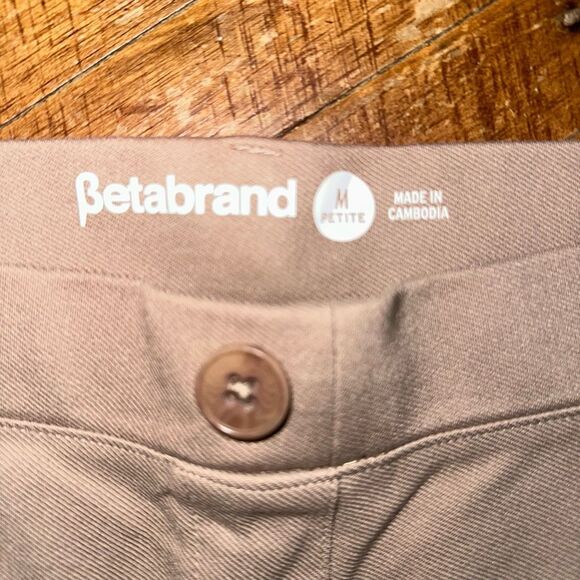 Betabrand tanstretchy M business casual minimalist knit pants - Picture 3 of 4